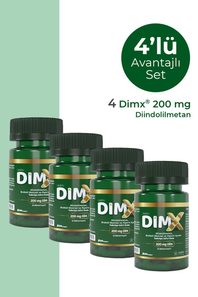 umay dimx DimX® 200 mg 30 DR Kapsül - 4 Kutu