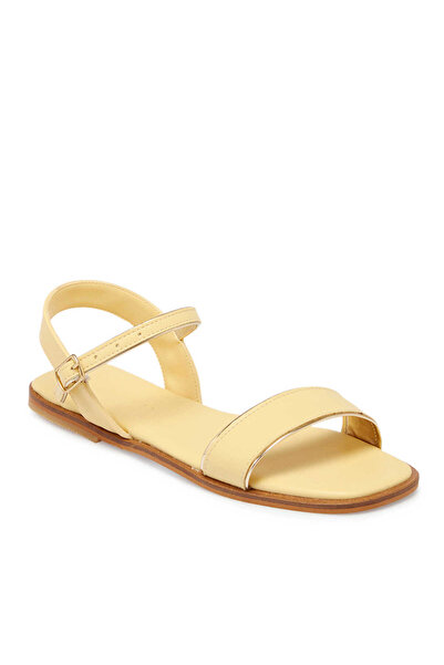 Tergan Yellow Vegan Women's Sandals - K24Y1Sn67091-R87