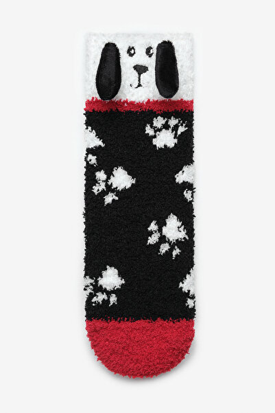Penti Boy's Dog Paw Off-White Socks