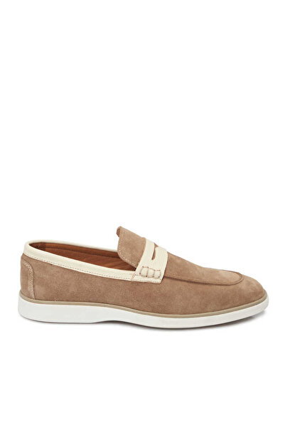 Tergan Vizon Hakiki Süet Deri Erkek Loafer - E24I1AY56749-A02