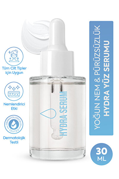 SOI Cosmetics Hyaluronik Asit Nem Serumu 30ml - Yoğun Nemlendirici ve Dolgunl...