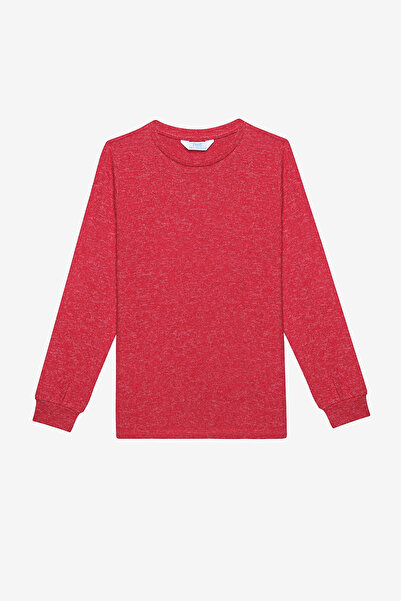 Penti Girl's Red Antique Green Pajama Set