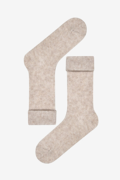 Penti Warm Folded Beige Socks