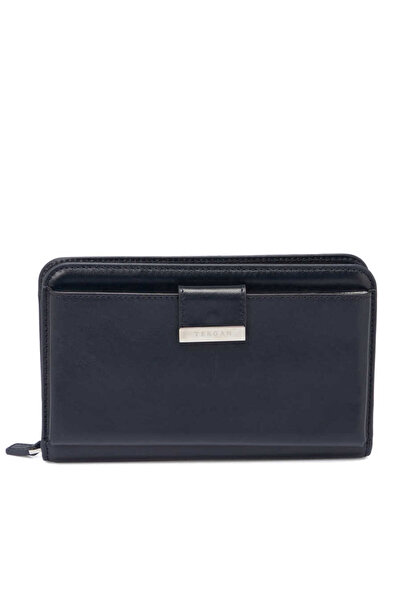 Tergan Lacivert Hakiki Deri Erkek El Çantası - S1PC00021357-H86