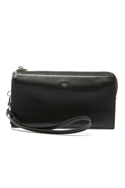 Tergan Siyah Hakiki Deri Erkek El Çantası - S1PC00021287-C59