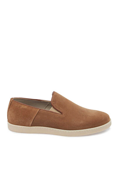 Tergan Taba Hakiki Nubuk Deri Erkek Loafer - E24I1AY56695-G99