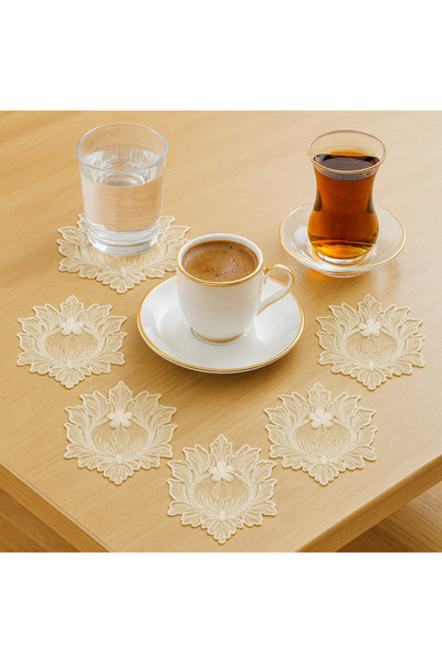 Çeyiz Bahçesi 6-Piece Presentation Base Cream