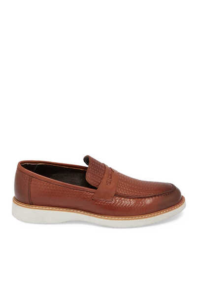 Tergan Taba Hakiki Deri Erkek Loafer - E24I1AY56789-A37