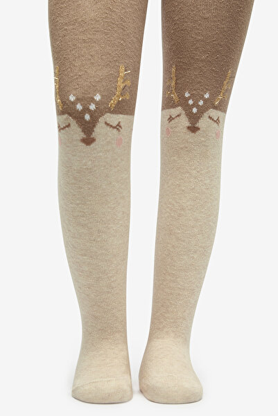Penti Pretty Sweet Deer Beige Pantyhose
