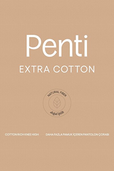 Penti Extra pamut nadrág zokni