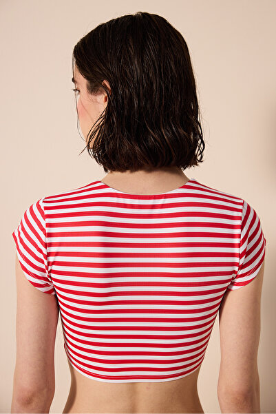 Penti Finy Tee Striped Bikini Top