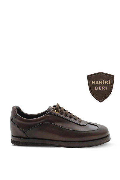 Vario نعل مطاطي من الجلد الطبيعي 2116 بني (بني)