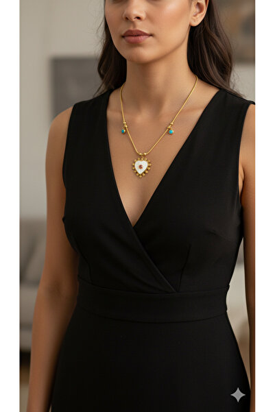 Jewerly Women's Pure Heart, Blue Protective Necklace