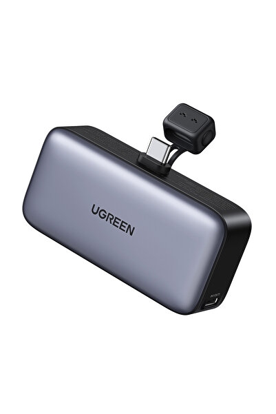 Ugreen 5.000 mAh 20W Taşınabilir Standlı Powerbank Siyah, 35338