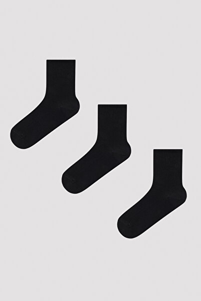 Penti Basic Black 3-Piece Tennis Socket Socks