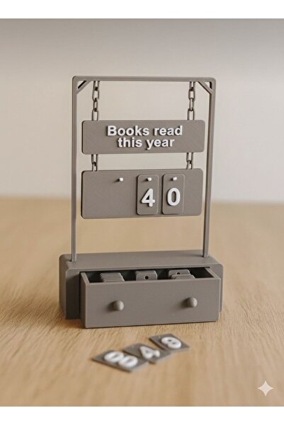 Gift Studio Kitap Okuma Sayacı - Kitaplık Aksesuar - Kitap Okuma Motivasyon
