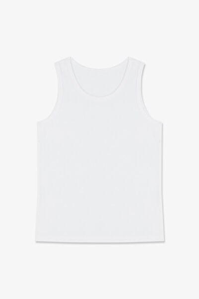 Penti Boy's Cotton Organic White 2-Pack Undershirt