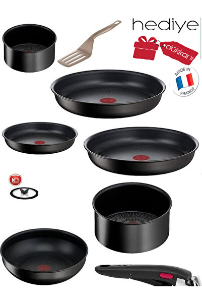 TEFAL Titanyum Ingenio Mix 6X İndüksiyon Tabanlı set 8 parça