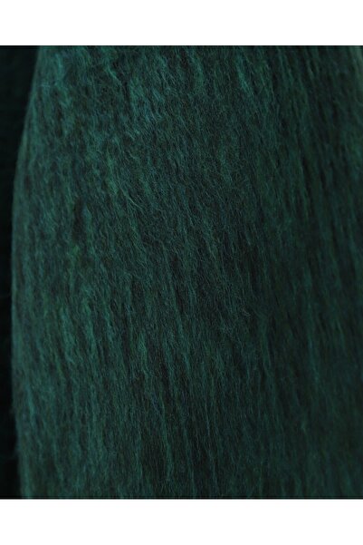 Modamorfo Front tied cashmere jacket - dark green