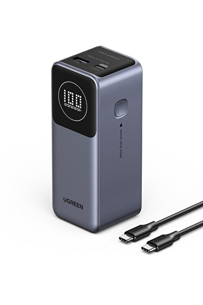 Ugreen Nexode Power Bank with Smart Digital Display 12000mAh 100W - Gray