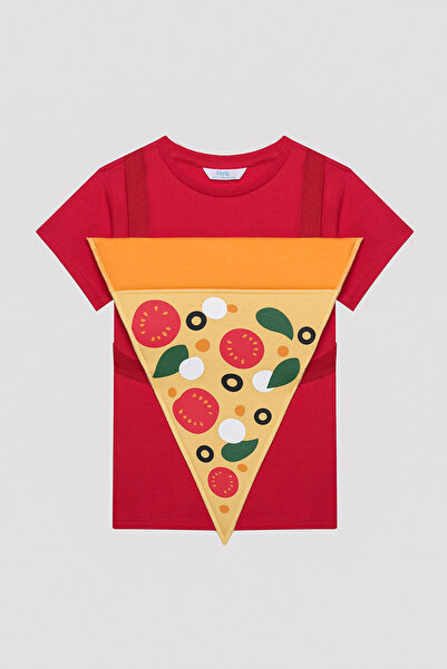 Penti Boy's Pizza Multicolor Pajama Set