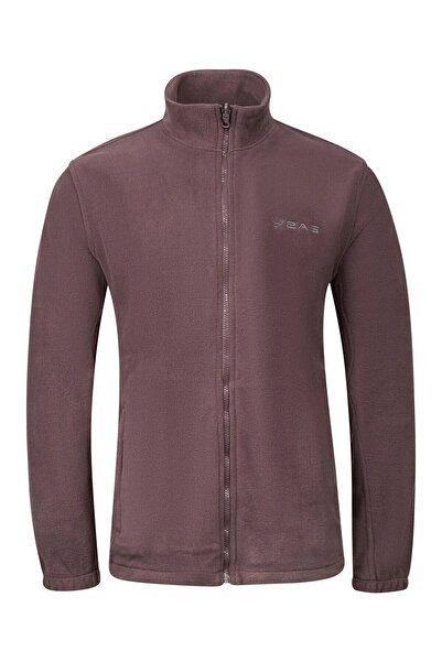 2AS Мъжка поларна блуза Saka Full Zip, цвят сливово