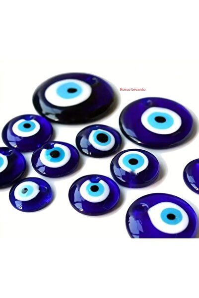 Rosso Levanto Sticlă Nazar 50 bucăți 4 cm cu gaură. 5 Mt Jut Ip.