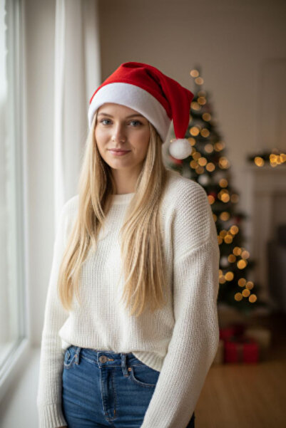 KANİNCHEN Yılbaşı Şapkası Noel Şapkası Kutlama Ve Parti Şapkası