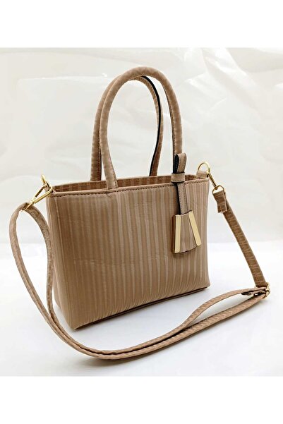 Gözenshopp Women's Mink Color Hand and Shoulder Bag
