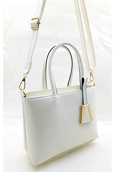 Gözenshopp Women's Cream Hand and Shoulder Bag