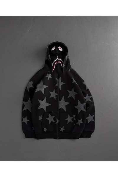 roofmen KAR MASKELİ UNİSEX SWEATSHİRT (OWERSİZE)