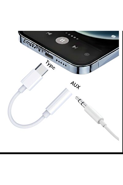 emrebilisim Honor Pad X9 Uyumlu Type-C To 3.5 mm Jack Kulaklık Çevirici Aux D...