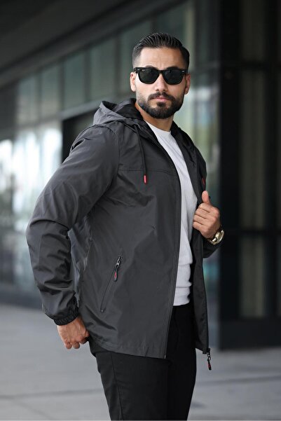 DC DRESS UP CLUB Ανδρικό παλτό ελαφρύ με κουκούλα