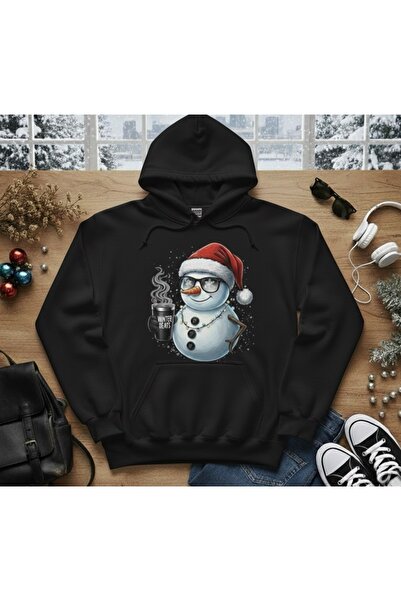 Infire clothing هوديي للجنسين قصة فضفاضة بأكمام طويلة لعيد الميلاد المجيد ورأ...