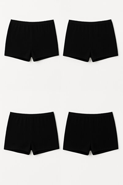 Stars Underwear Women's Boxer 4 Pack Cotton Rebound Underwear