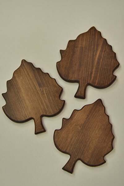 fam wood art 3-Piece Wooden Plane Leaf, Organizer, Multi-Purpose Stand Cutting Board 21 cm X 28 cm