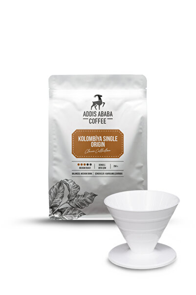 Addis Ababa Coffee Kolombiya Single Origin Coffee Ve V60 Dripper