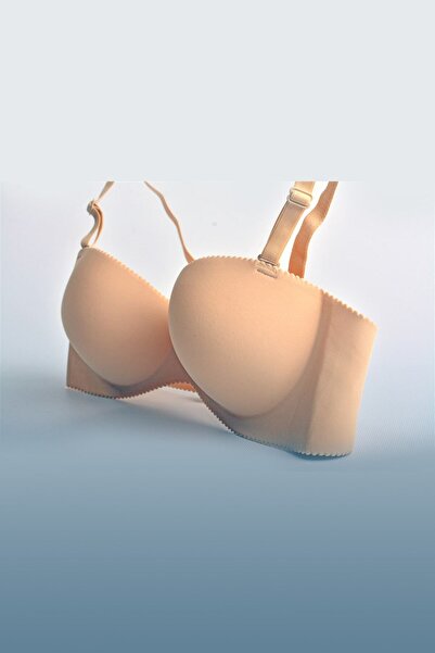 Nugi حمالة صدر نسائية باللون البيج مقطوعة بالليزر خياطة مخفية