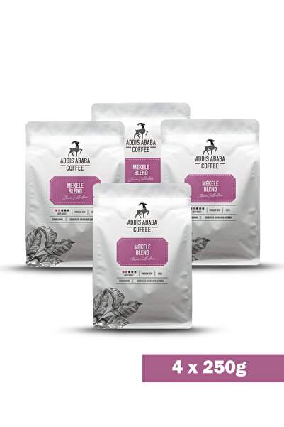 Addis Ababa Coffee Mekele Blend Kahve Avantajlı Paket 250 Gr. X 4 Adet ( 1000...