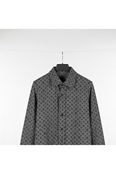 YusGos Men's Regular Fit Cotton High Quality Winter Lumberjack Shirt Smoked L