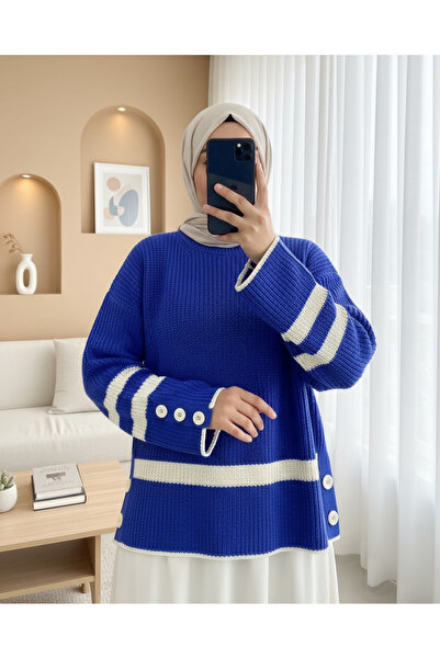 Modamorfo Светр з ґудзиками з боків і візерунком з плетіння - Saks