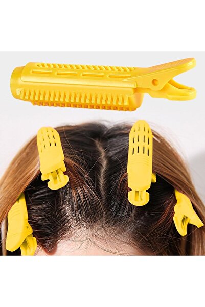 fulina Volume Hair Clips for Root, Hairline Lift Barrettes, Small Hair Volume for Root, Pack of 10, Yellow