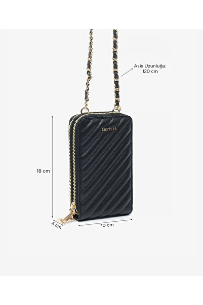 Greyder Kadın Siyah Omuz Çantası 5Y2CN69678