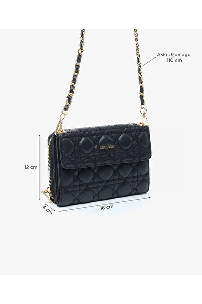 Greyder Kadın Siyah Omuz Çantası 5Y2CN69675