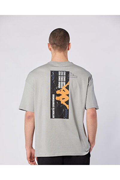 Kappa Fortes Tee Erkek Gri Comfort Fit Tişört