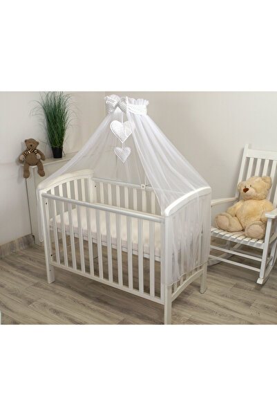 OEM Baldachin din tul, fundă cu buline, imprimeu cu funde cu buline, Amy 300x160 cm