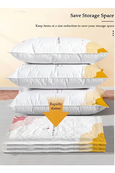 DOMEET أكياس تخزين مفرغة من الهواء - عبوة من 10 أكياس ضغط قابلة لإعادة الاستخدام (2 جامبو + 2 كبير + 2 متوسط + 4 صغير)