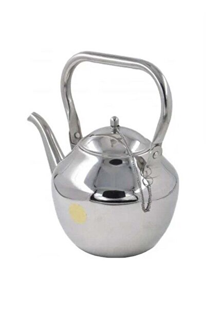 Arabest Stainless Steel Arabic Tea Kettle Silver 2 Liter