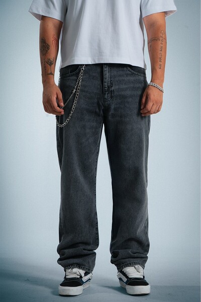 GRJ denim Light Smoke Baggy Fit Men's Jeans