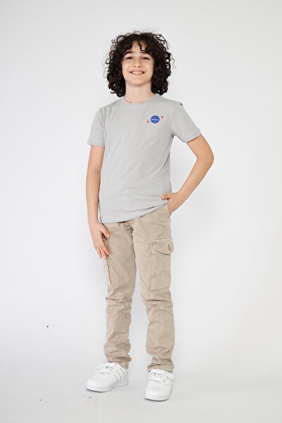 ESPİNA Короткий рукав футболка з логотипом для дітей